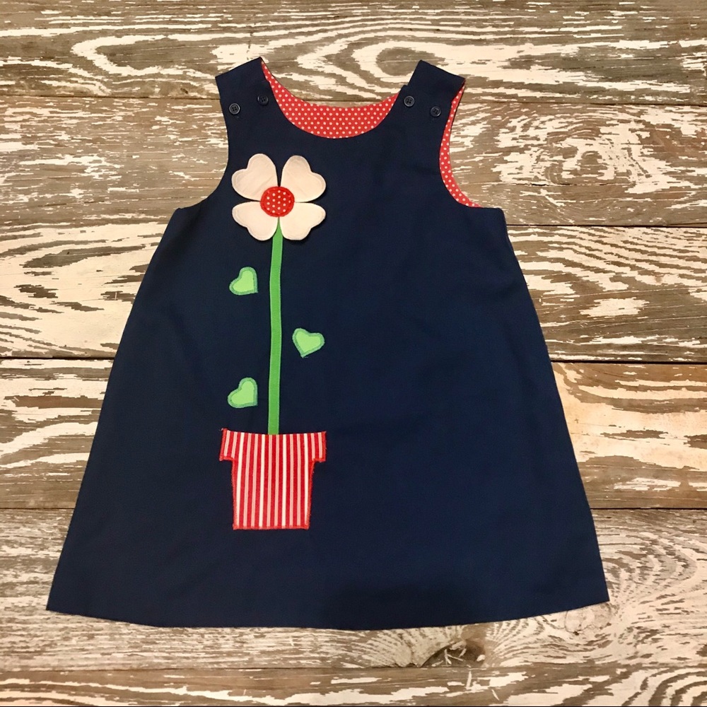 Susanne Lively appliqué Dress Size 5 NWOT